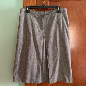 Brown tweed skirt